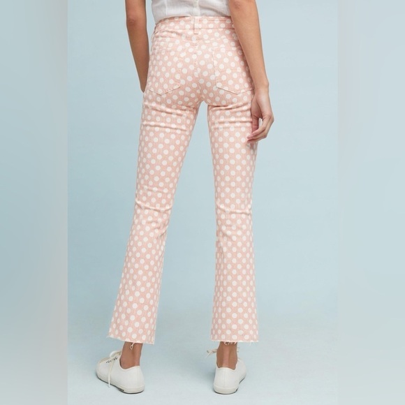 Anthropologie Pilcro and The Letterpress High Rise Bootcut Jeans Polka Dot - Picture 3 of 13